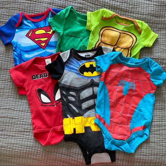 superhero baby onesies